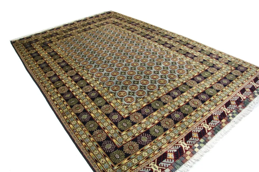 Afghansk teppe - 298 x 199 cm - blå