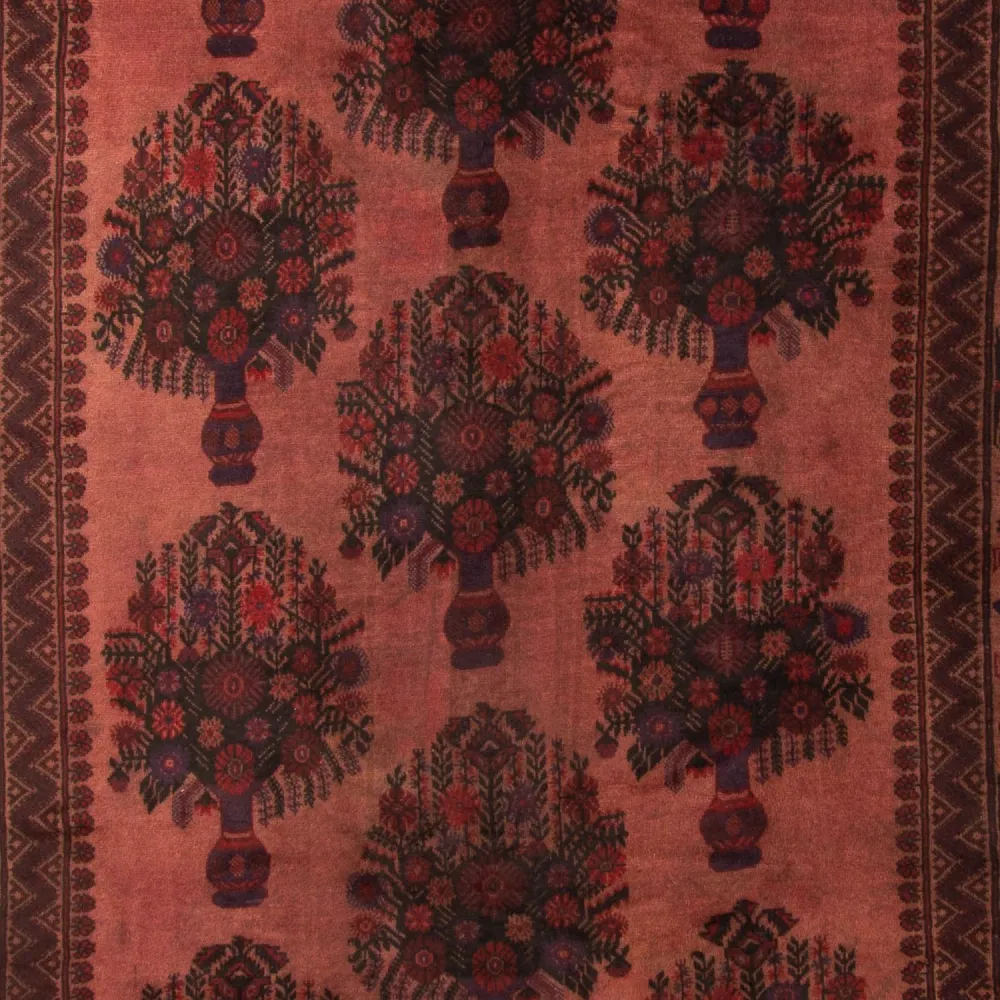 Afghansk teppe - 303 x 200 cm - flerfarget