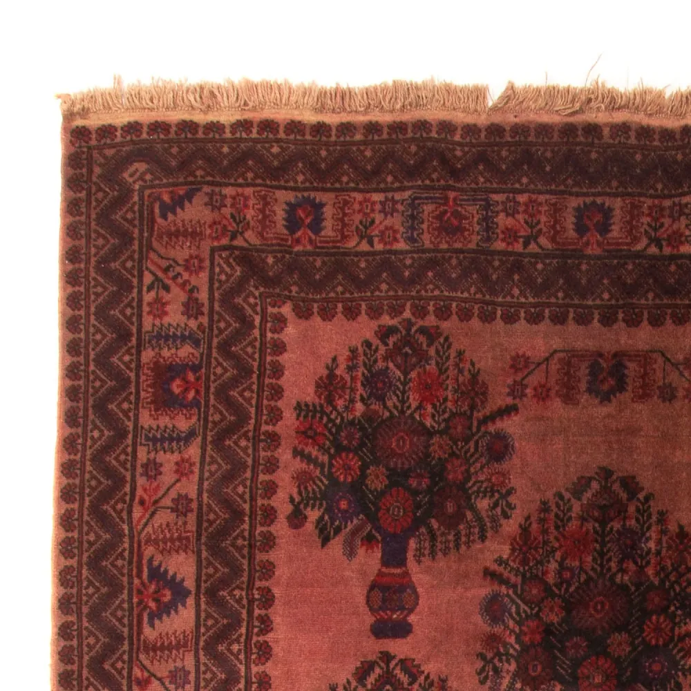 Afghansk teppe - 303 x 200 cm - flerfarget