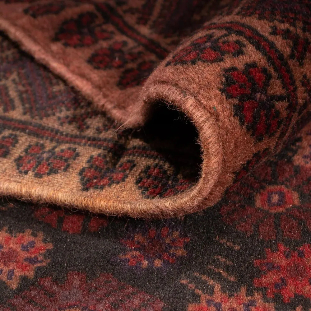 Afghansk teppe - 303 x 200 cm - flerfarget