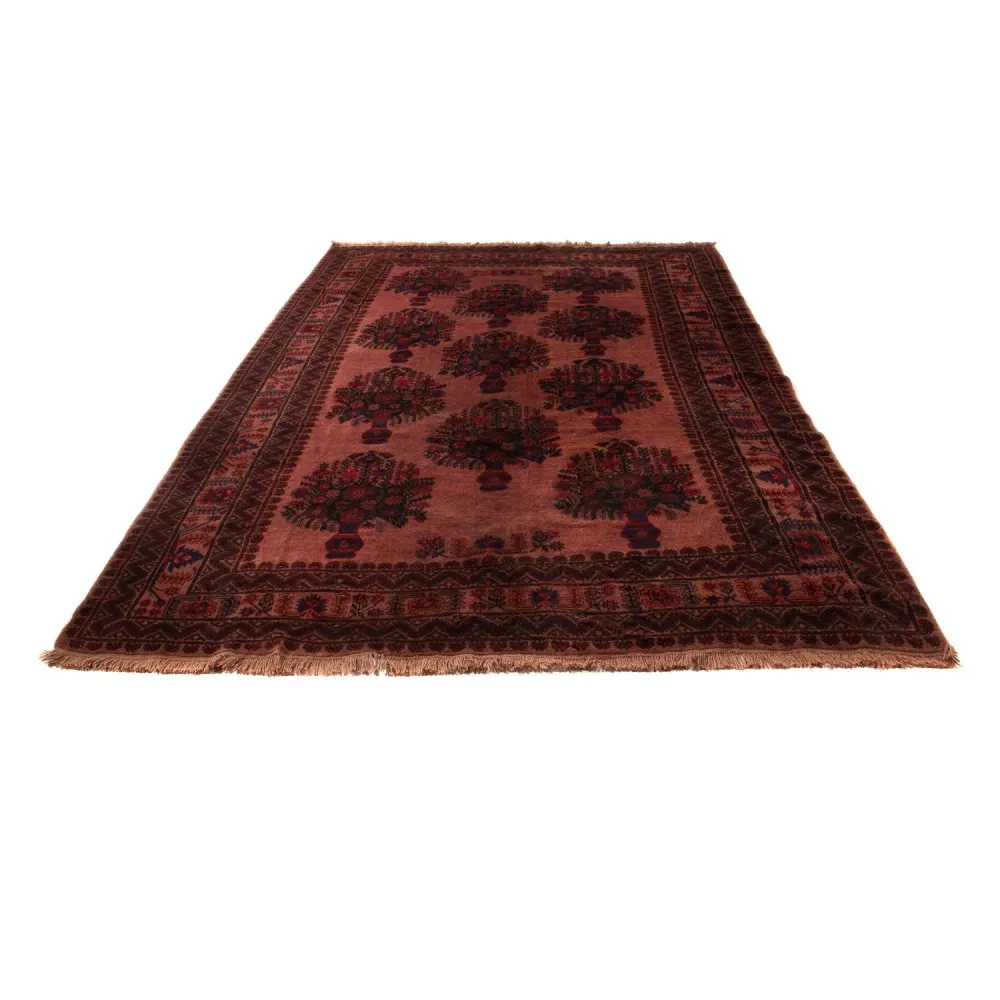 Afghansk teppe - 303 x 200 cm - flerfarget