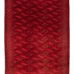 Afghansk teppe - 323 x 279 cm - rød