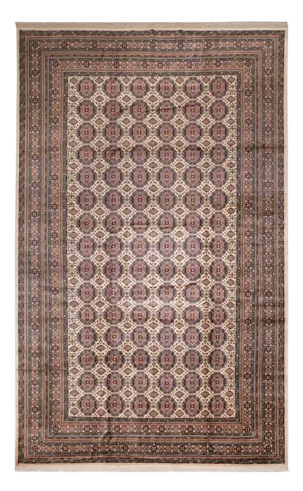 Afghansk teppe - 492 x 303 cm - mørk beige