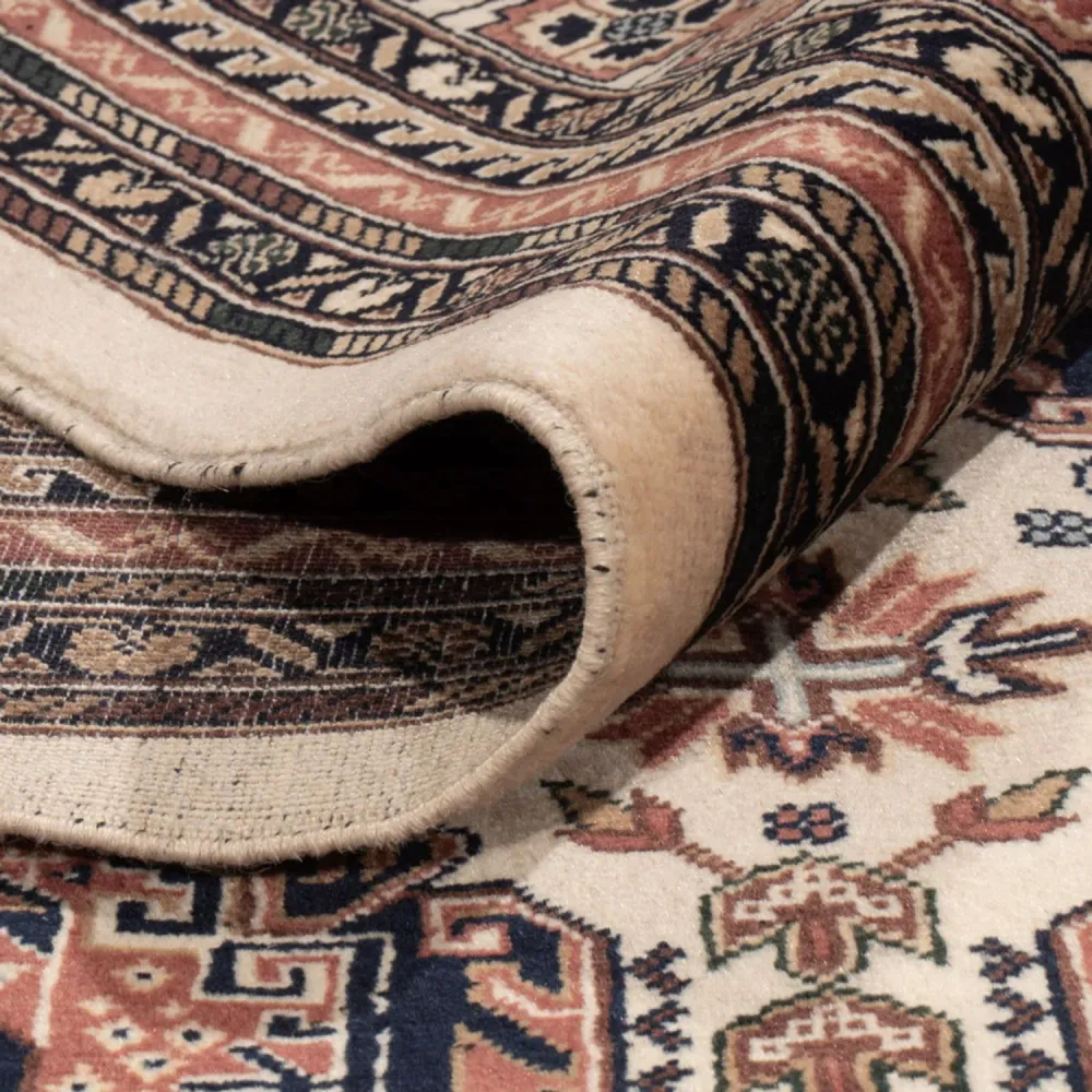 Afghansk teppe - 492 x 303 cm - mørk beige
