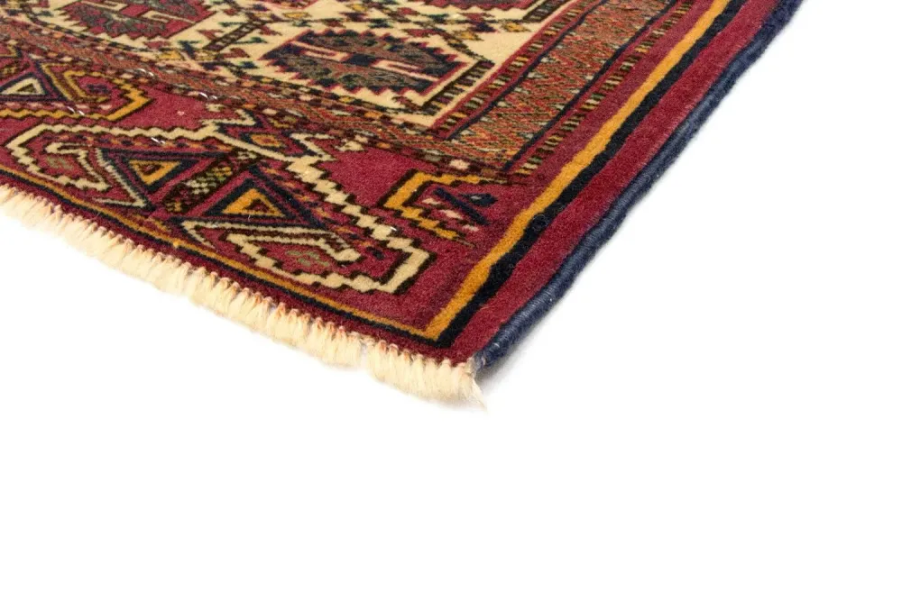 Afghansk teppe - Bukhara - 106 x 94 cm - rød