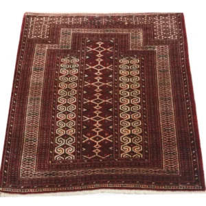 Afghansk teppe - Bukhara - 120 x 90 cm - mørk rød