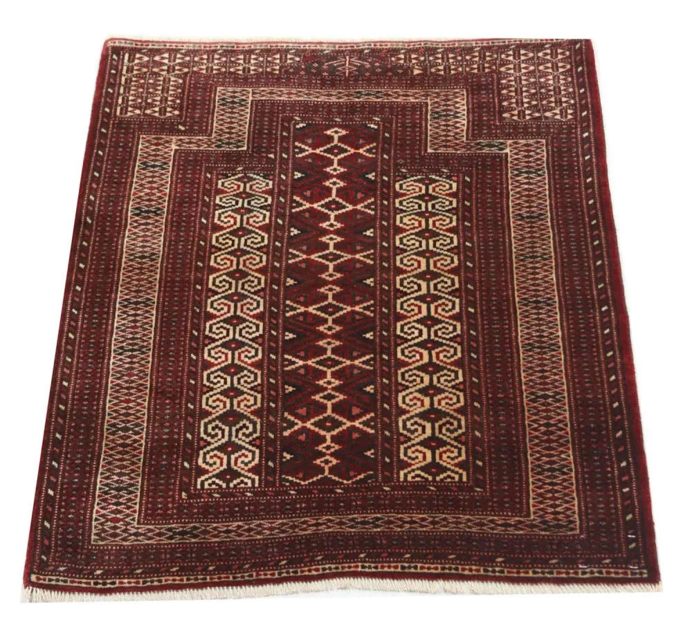 Afghansk teppe - Bukhara - 120 x 90 cm - mørk rød