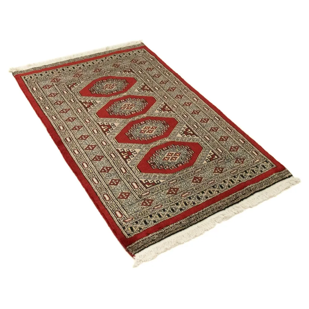 Afghansk teppe - Bukhara - 124 x 79 cm - rød
