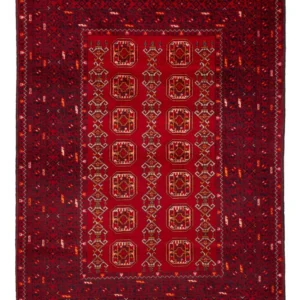 Afghansk teppe - Bukhara - 147 x 104 cm - rød