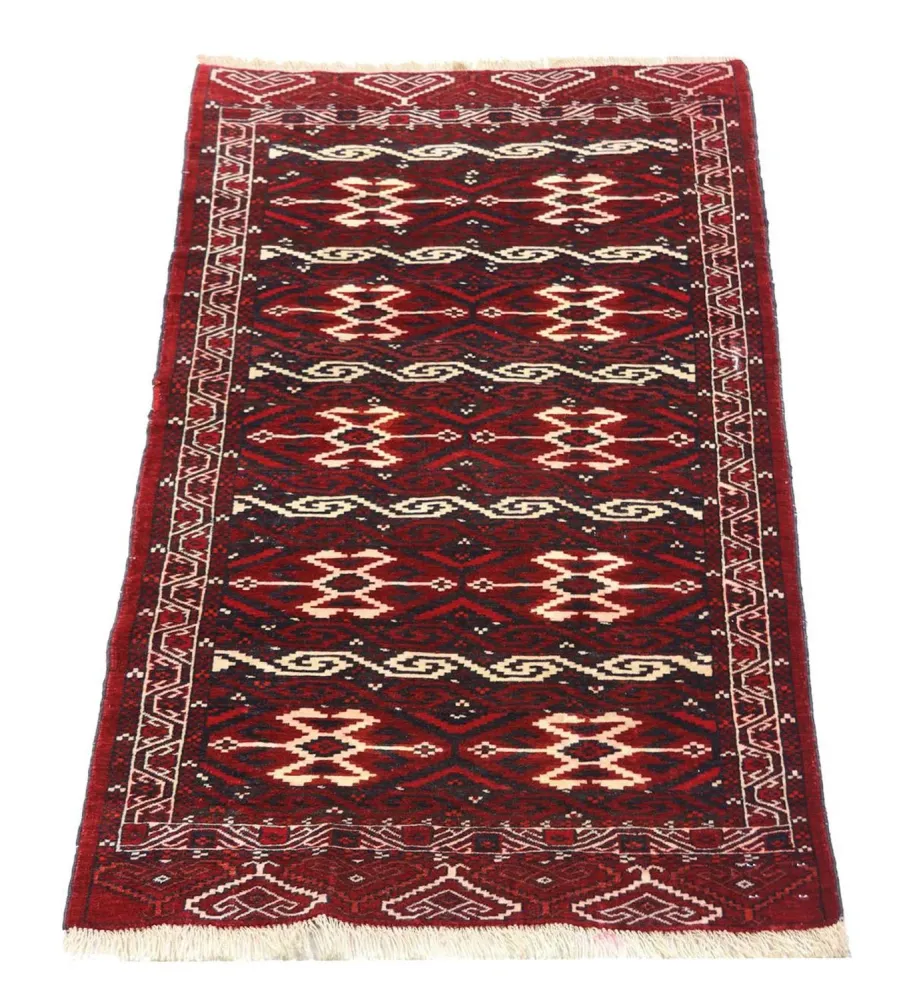 Afghansk teppe - Bukhara - 165 x 90 cm - mørk rød