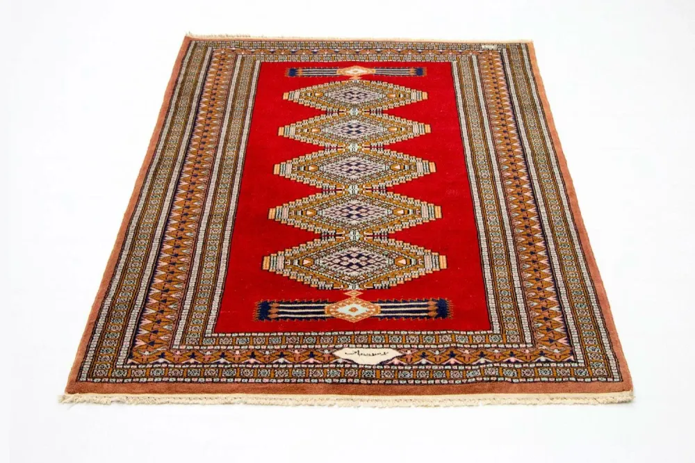Afghansk teppe - Bukhara - 168 x 130 cm - rød