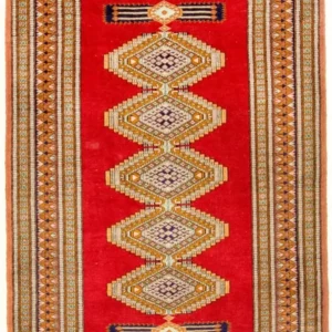 Afghansk teppe - Bukhara - 168 x 130 cm - rød
