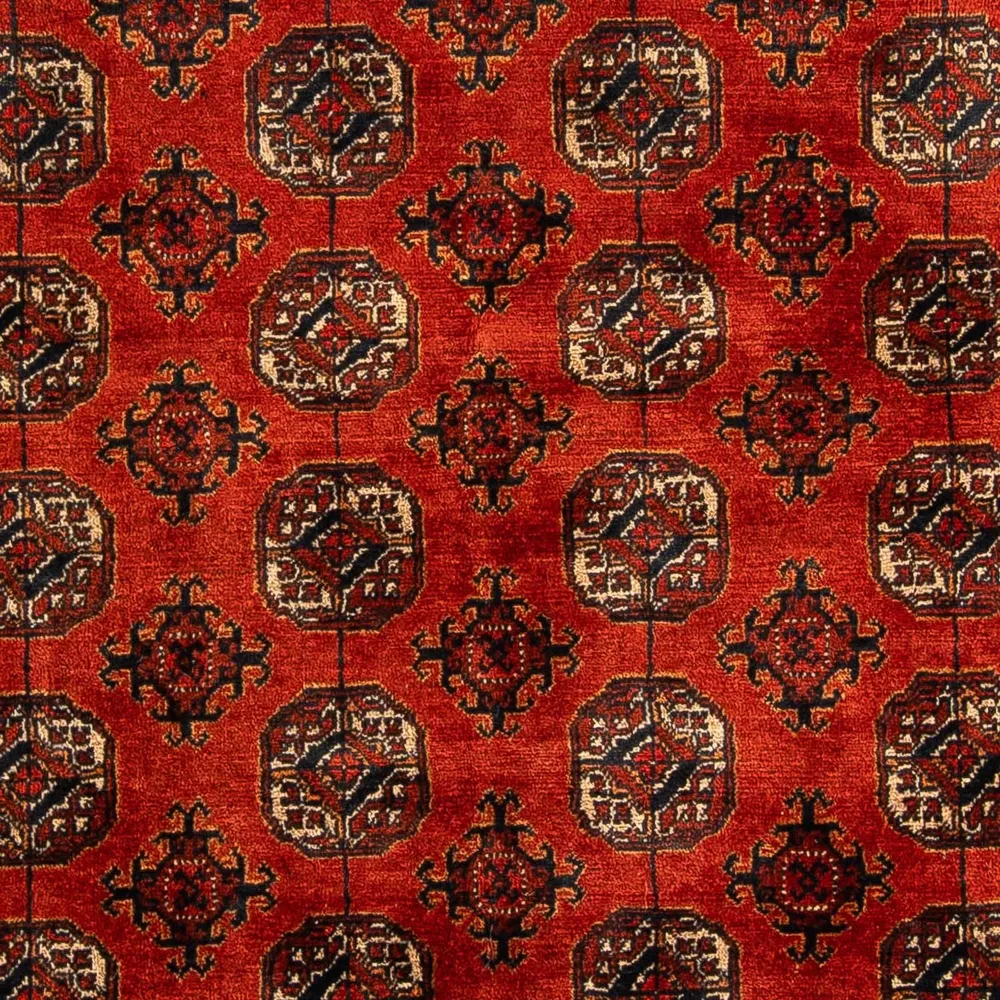 Afghansk teppe - Bukhara - 199 x 124 cm - mørk rød