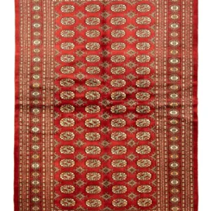 Afghansk teppe - Bukhara - 223 x 149 cm - rød