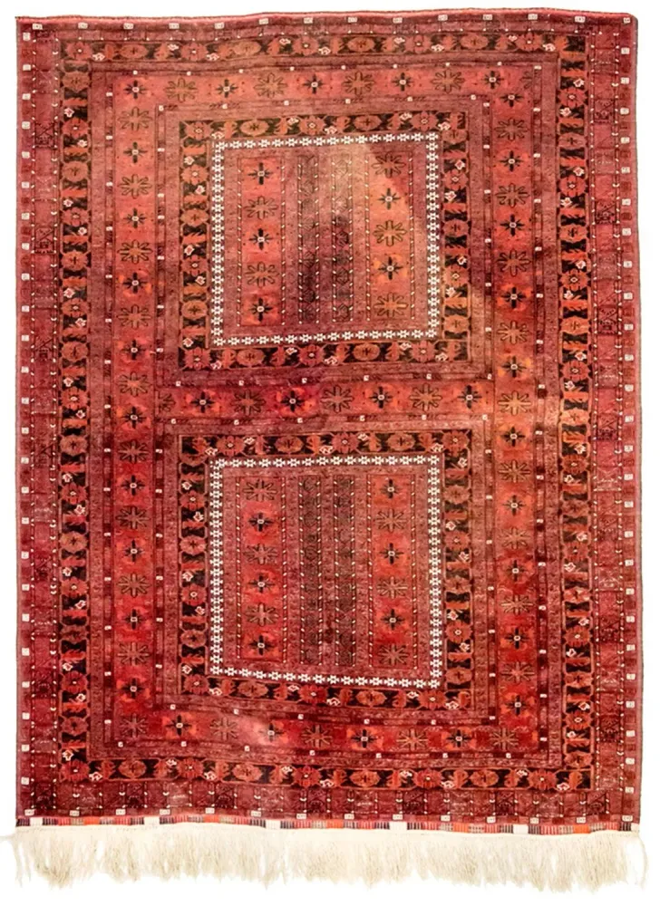 Afghansk teppe - Bukhara - 225 x 172 cm - rød