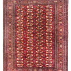 Afghansk teppe - Bukhara - 285 x 226 cm - rød