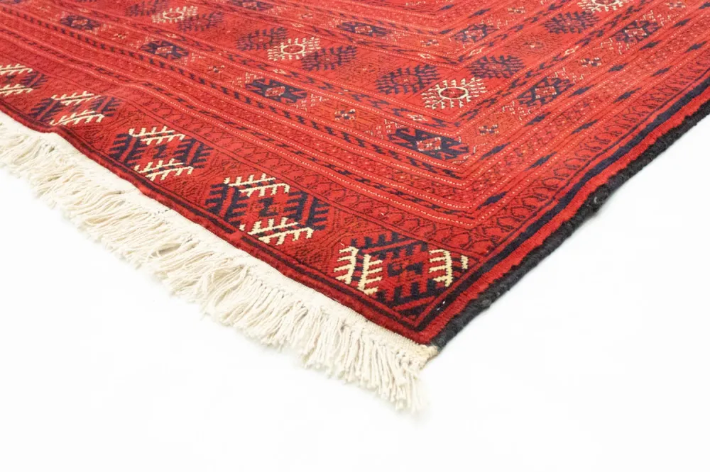 Afghansk teppe - Bukhara - 288 x 202 cm - mørk rød