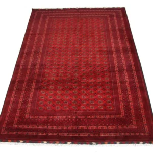 Afghansk teppe - Bukhara - 293 x 192 cm - rød