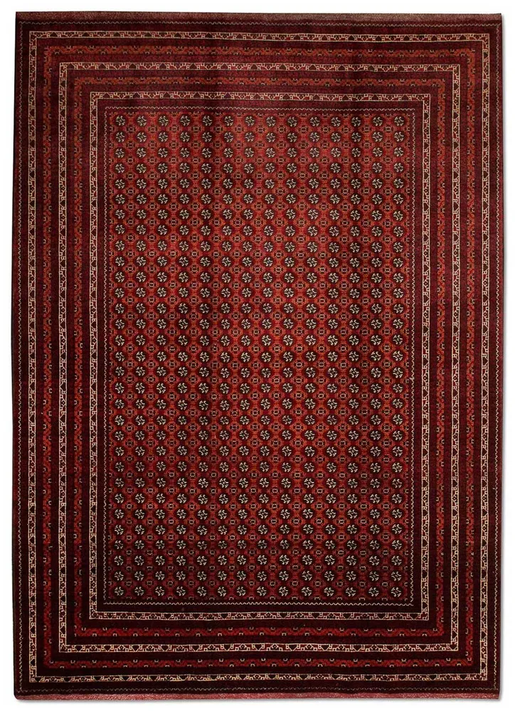 Afghansk teppe - Bukhara - 293 x 201 cm - rød