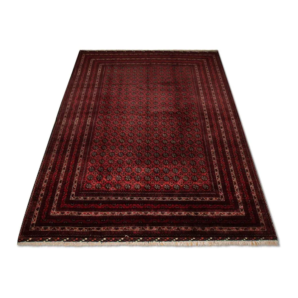 Afghansk teppe - Bukhara - 299 x 195 cm - rød