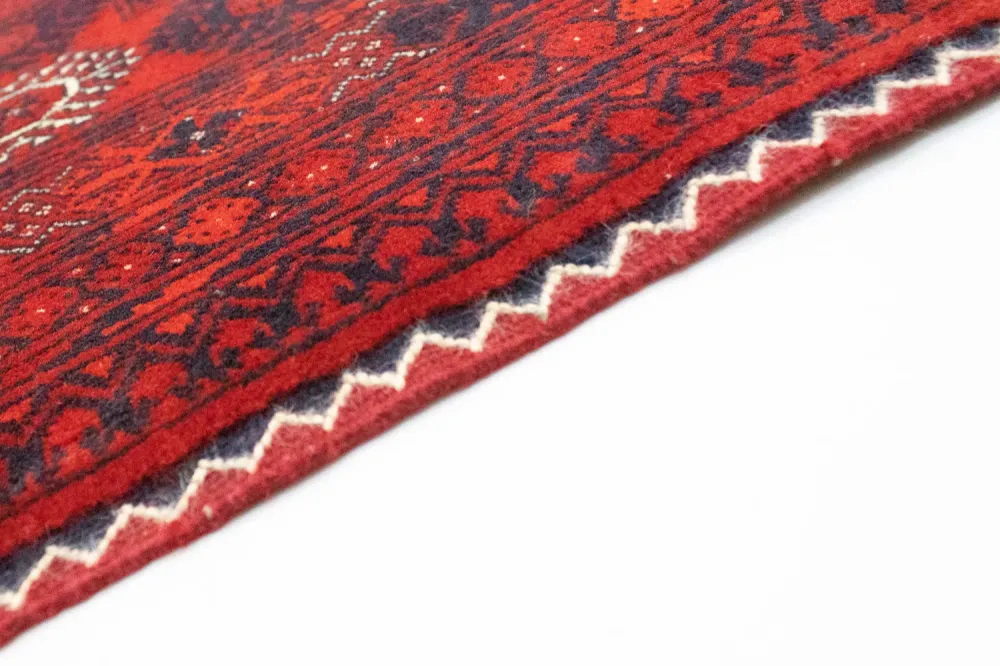 Afghansk teppe - Bukhara - 301 x 195 cm - mørk rød