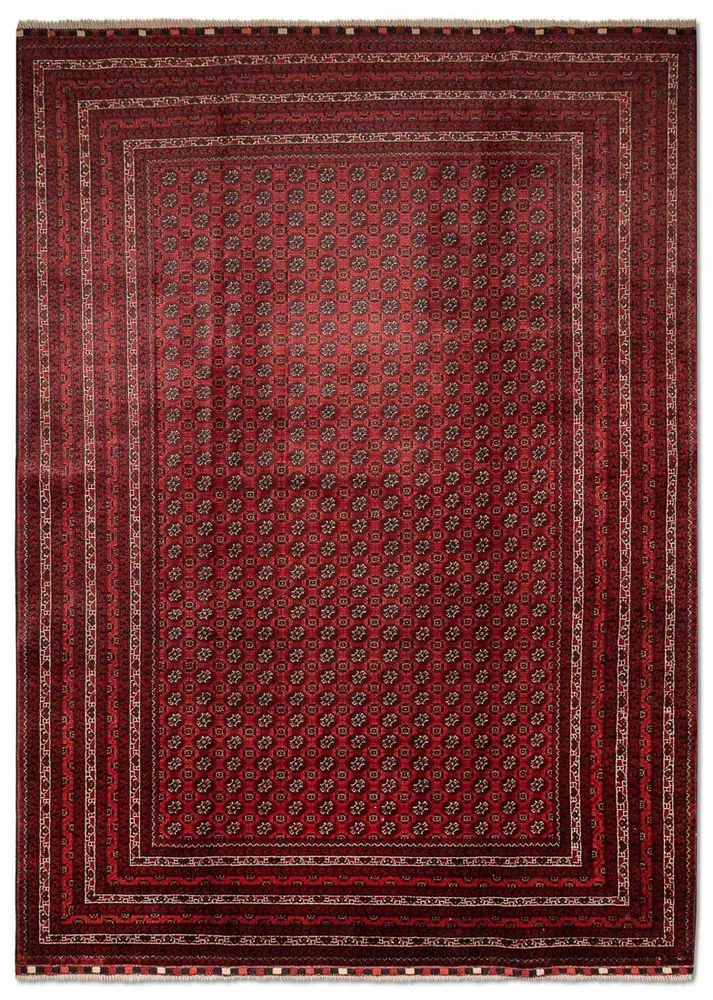 Afghansk teppe - Bukhara - 301 x 197 cm - rød