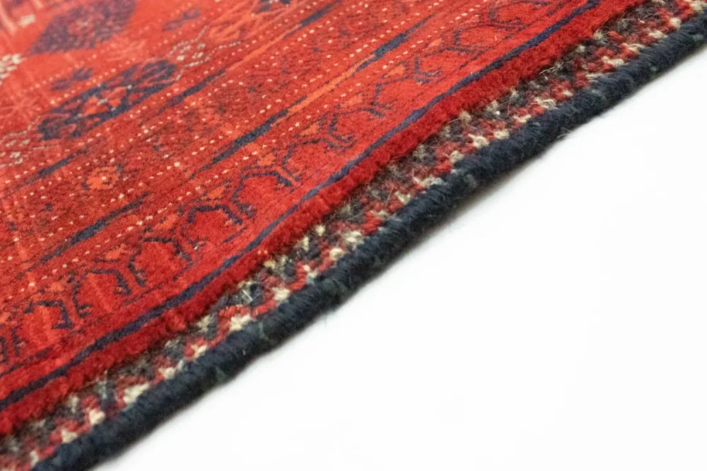 Afghansk teppe - Bukhara - 342 x 243 cm - mørk rød