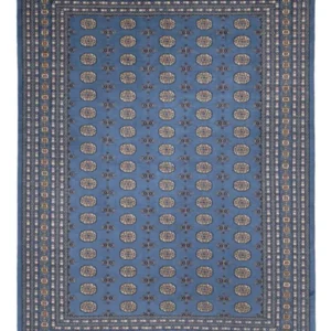 Afghansk teppe - Bukhara - 344 x 248 cm - blå
