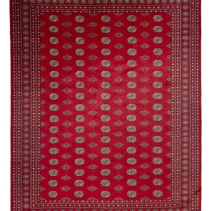 Afghansk teppe - Bukhara - 380 x 277 cm - rød