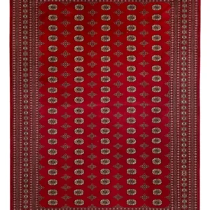Afghansk teppe - Bukhara - 387 x 276 cm - rød