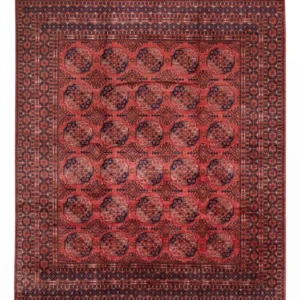 Afghansk teppe - Bukhara - 404 x 351 cm - rød