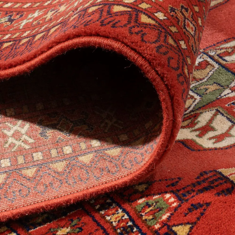 Afghansk teppe - Bukhara - 410 x 300 cm - lys rød