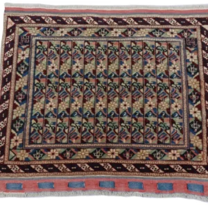 Afghansk teppe - Bukhara - 75 x 55 cm - blå