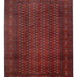 Afghansk teppe - Bukhara - 450 x 340 cm - rød