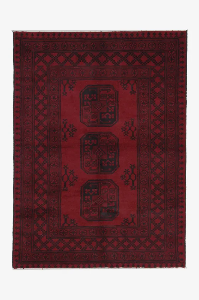 Afghansk teppe - Filpa - 140 x 100 cm - rød