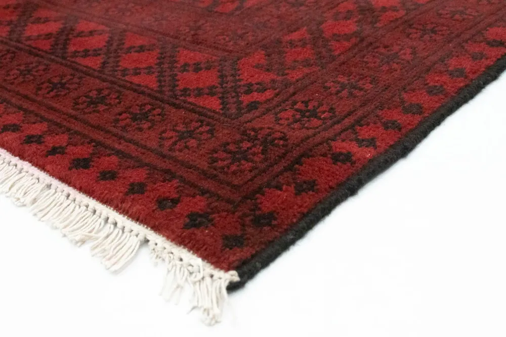 Afghansk teppe - Filpa - 140 x 100 cm - rød