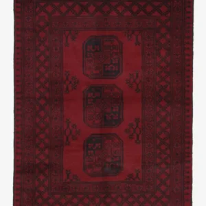 Afghansk teppe - Filpa - 140 x 100 cm - rød
