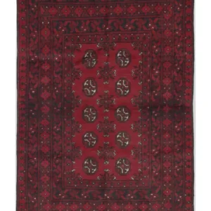 Afghansk teppe - Filpa - 145 x 93 cm - rød