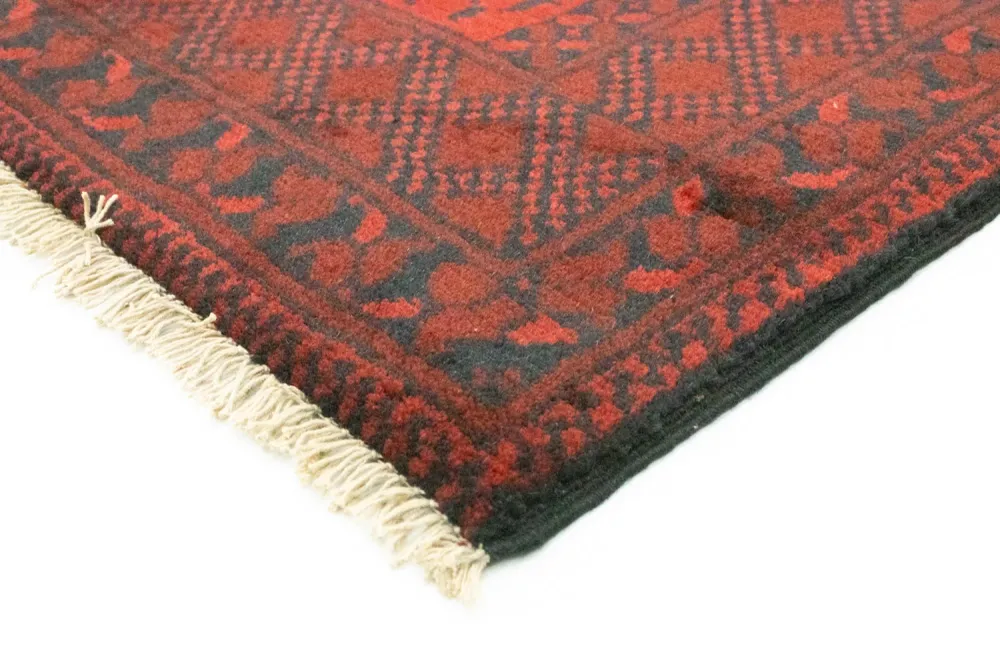 Afghansk teppe - Filpa - 148 x 106 cm - rød