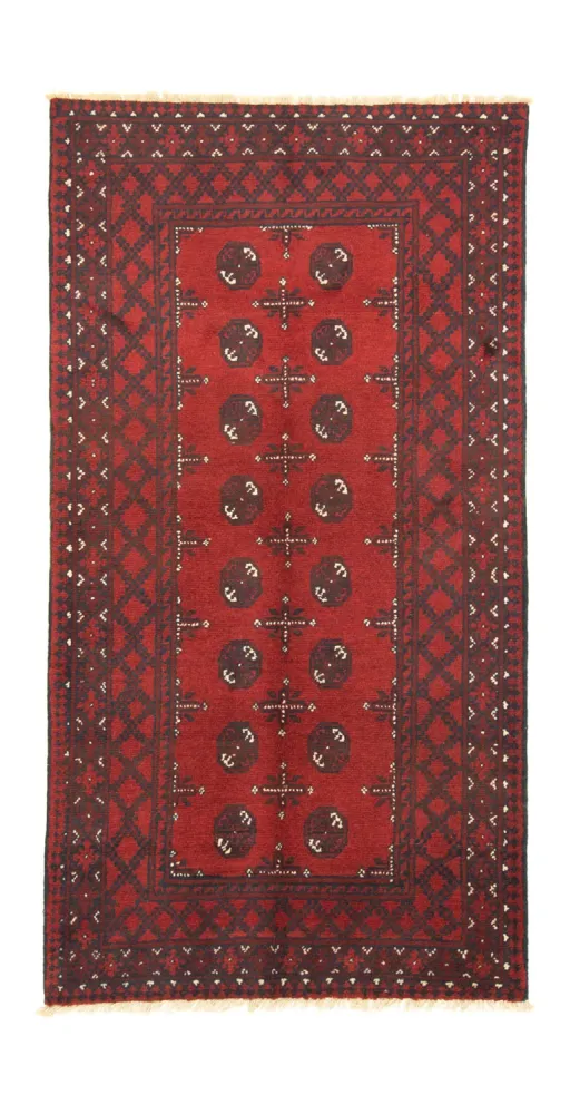 Afghansk teppe - Filpa - 192 x 99 cm - rød