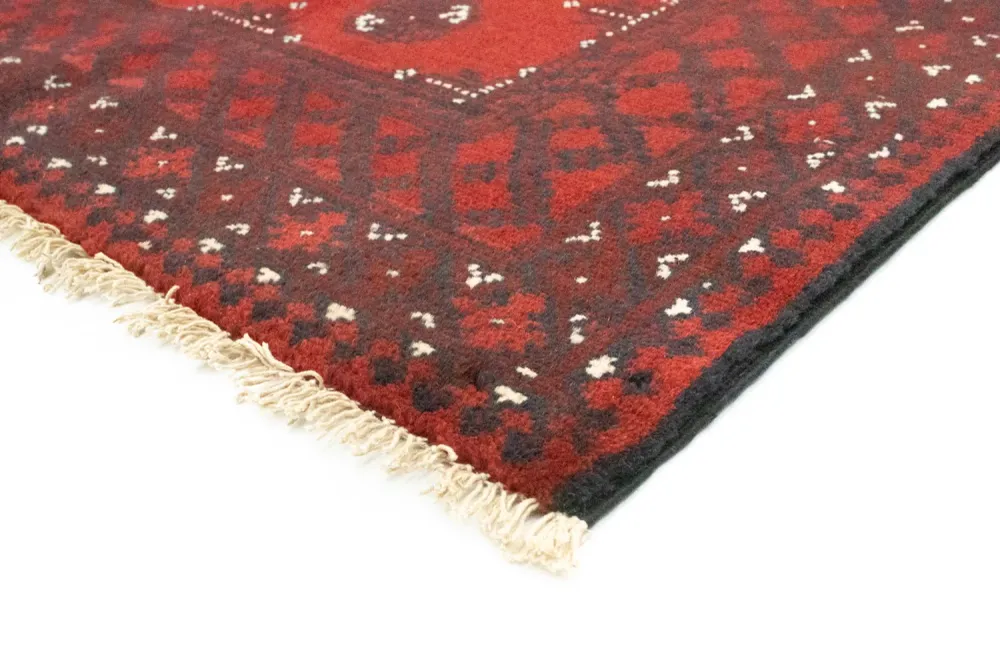 Afghansk teppe - Filpa - 192 x 99 cm - rød