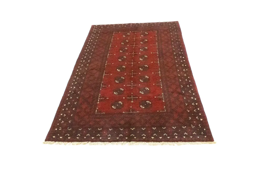 Afghansk teppe - Filpa - 192 x 99 cm - rød