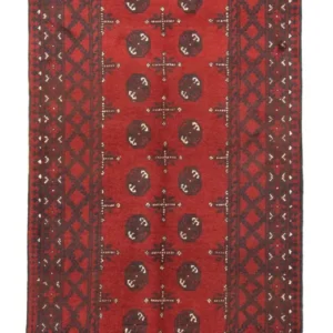 Afghansk teppe - Filpa - 192 x 99 cm - rød