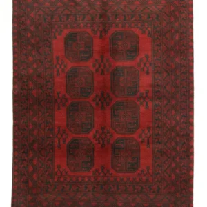 Afghansk teppe - Filpa - 193 x 147 cm - rød