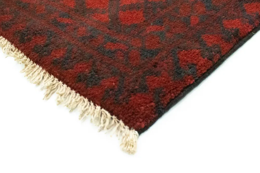 Afghansk teppe - Filpa - 194 x 152 cm - rød