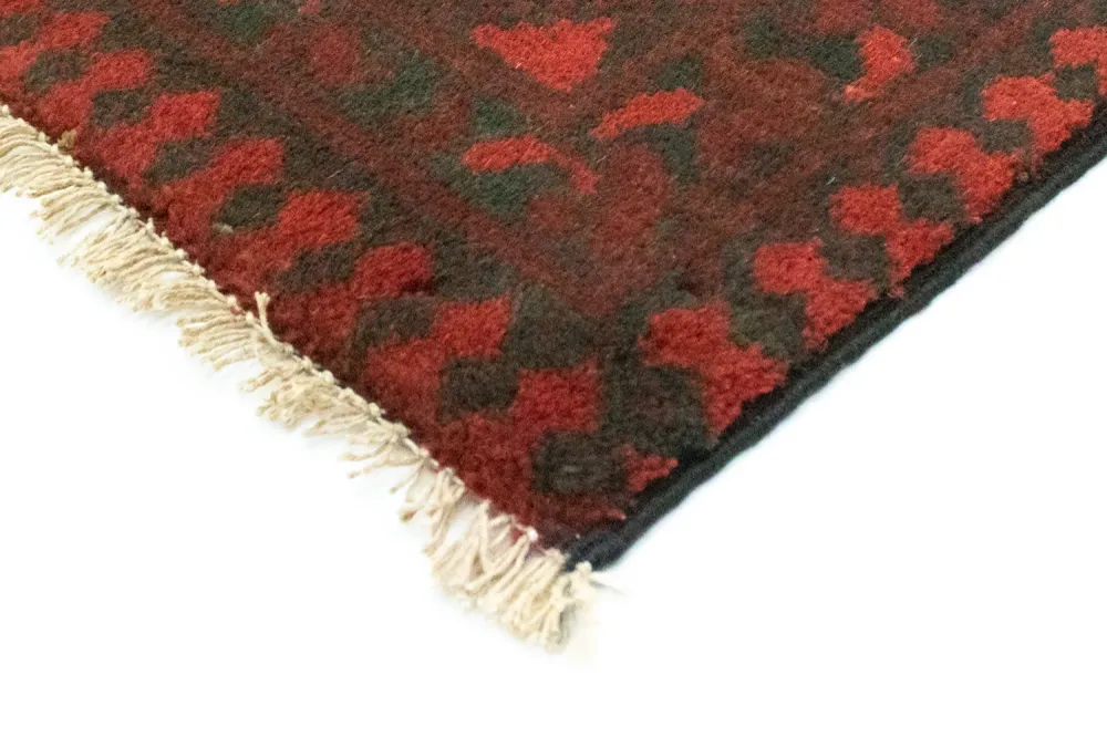 Afghansk teppe - Filpa - 200 x 146 cm - rød