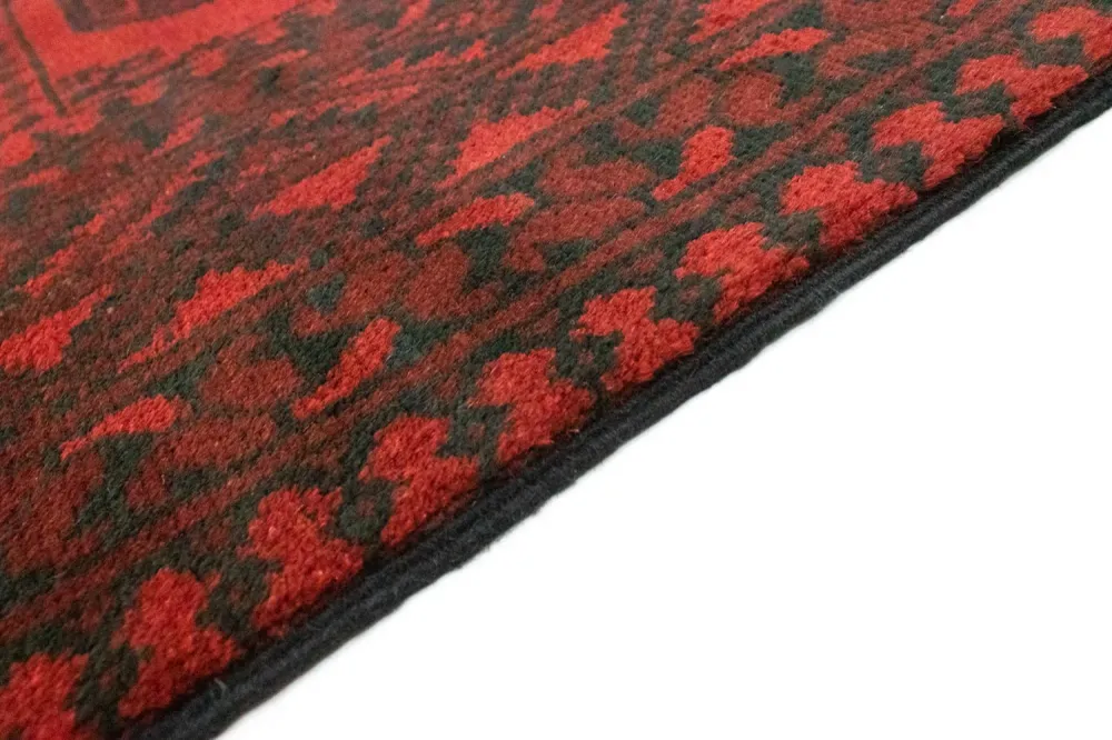 Afghansk teppe - Filpa - 200 x 146 cm - rød