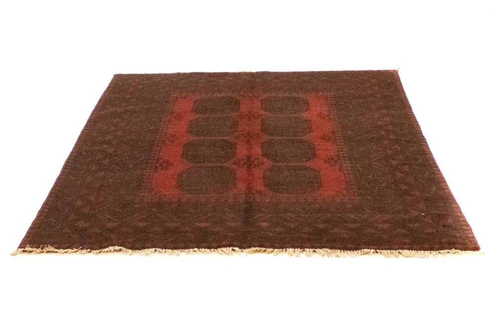 Afghansk teppe - Filpa - 200 x 146 cm - rød