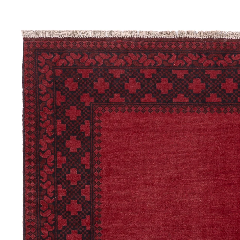 Afghansk teppe - Filpa - 200 x 150 cm - rød