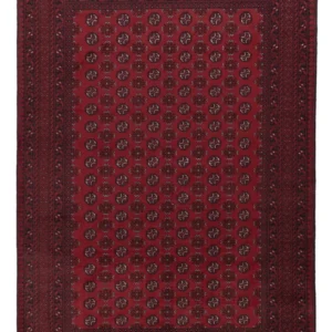 Afghansk teppe - Filpa - 283 x 202 cm - mørk rød